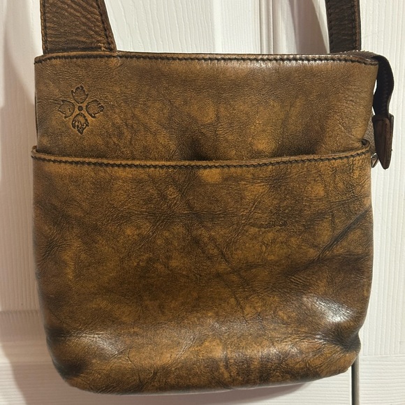Handbags - Patricia Nash Brown Leather Crossbody Bag